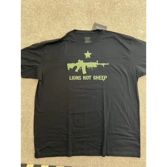 Lions Not Sheep AR-15 Limited Edition t-shirt. NEW xxxl 3XL - Picture 1 of 5